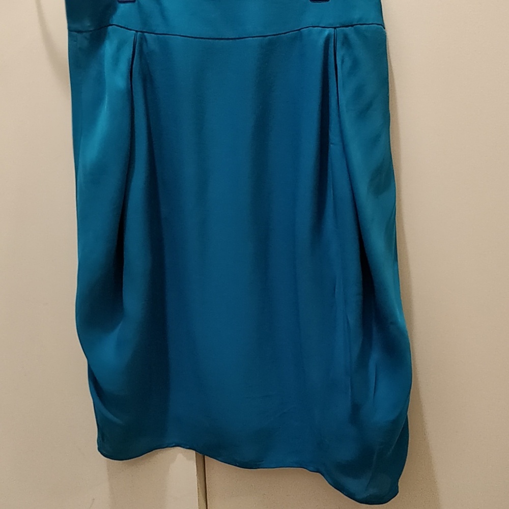 Stunning TSE draped silk skirt